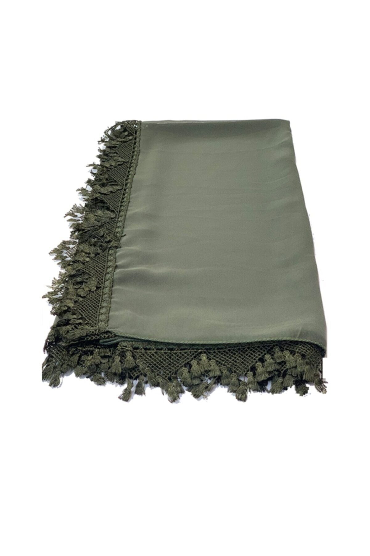 Kadın Mor İğne Oyalı Mevlüt Örtüsü 70x140 cm Gri̇