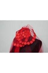 Son Trend Sultan Model Incili Gelin Duvak Kuşak Eldiven Seti, Kına Malzemesi