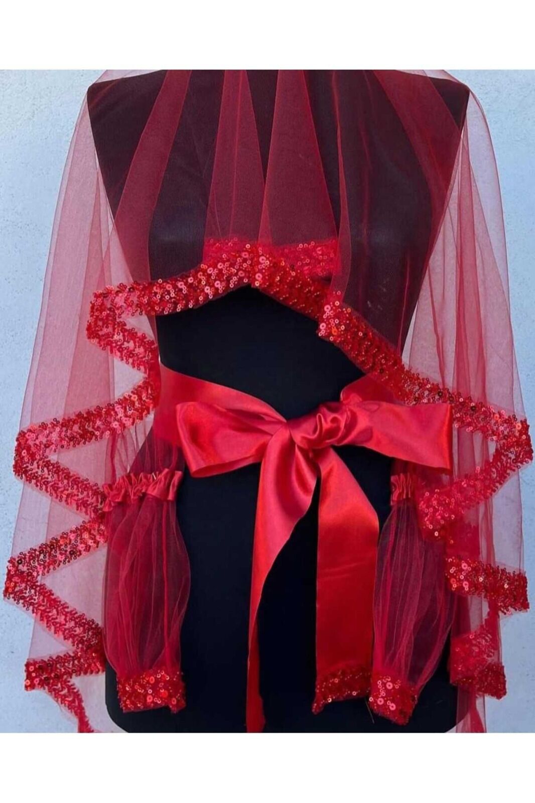 Gelin Duvağı Su Yolu Model Duvak 3’lü Set Duvak Takım Kına Malzemeleri