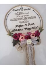 Kapı Süsü Ahşap 30x30 Cm