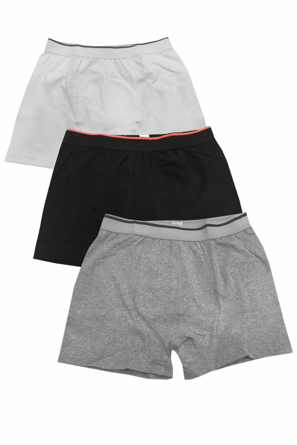 Erkek 3'lü Paket Likralı Boxer