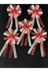 Bohça Süsü Çeyiz Bohça Süsü Kırmızı 10 Adet