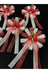 Bohça Süsü Çeyiz Bohça Süsü Kırmızı 10 Adet