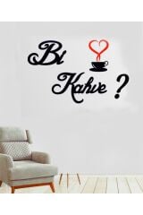 Ahşap Dekoratif Tablo Bi Kahve Duvar Süsü