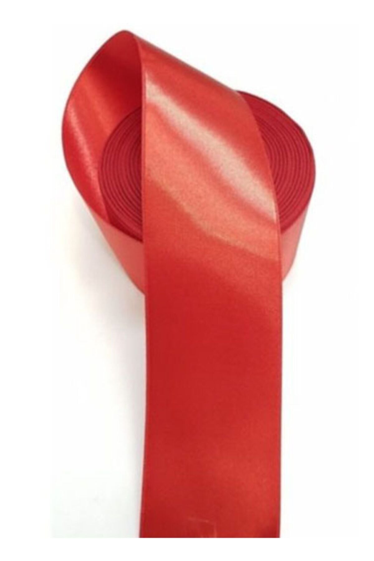Saten Kurdela En 6cm Boy 10 Mt Kurdele Kırmızı