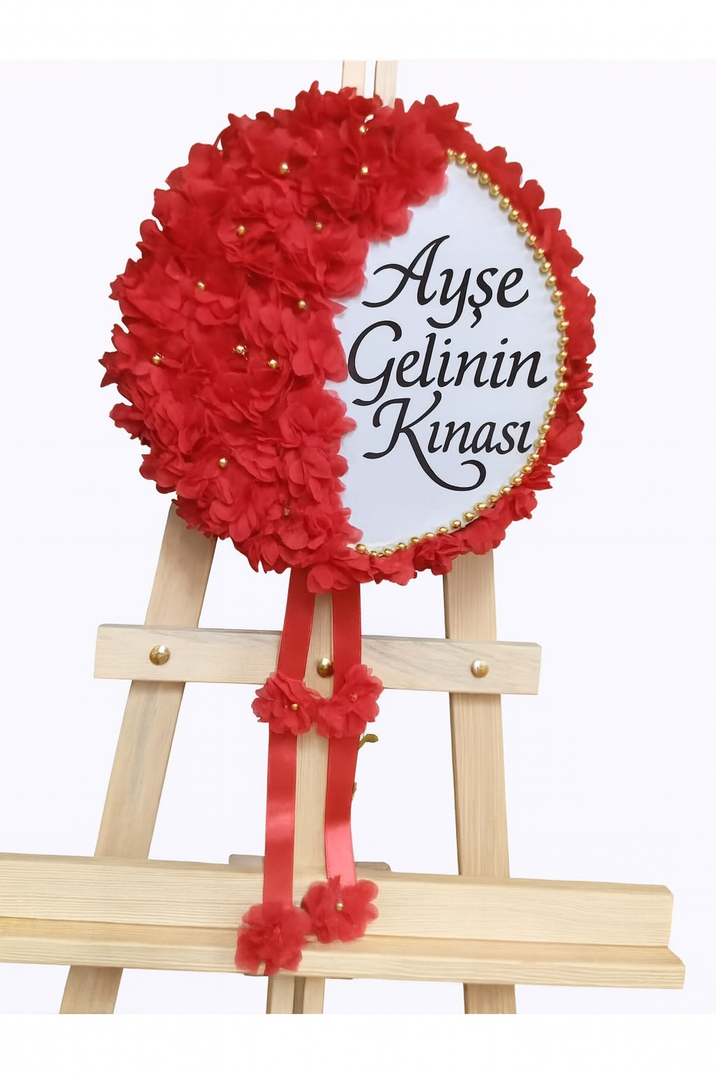 İsme Özel Lazer Güllü Süslü Deri Tef Kına Gecesi Gelin Tefi  Vurmalı Çalgı Müzik Aleti