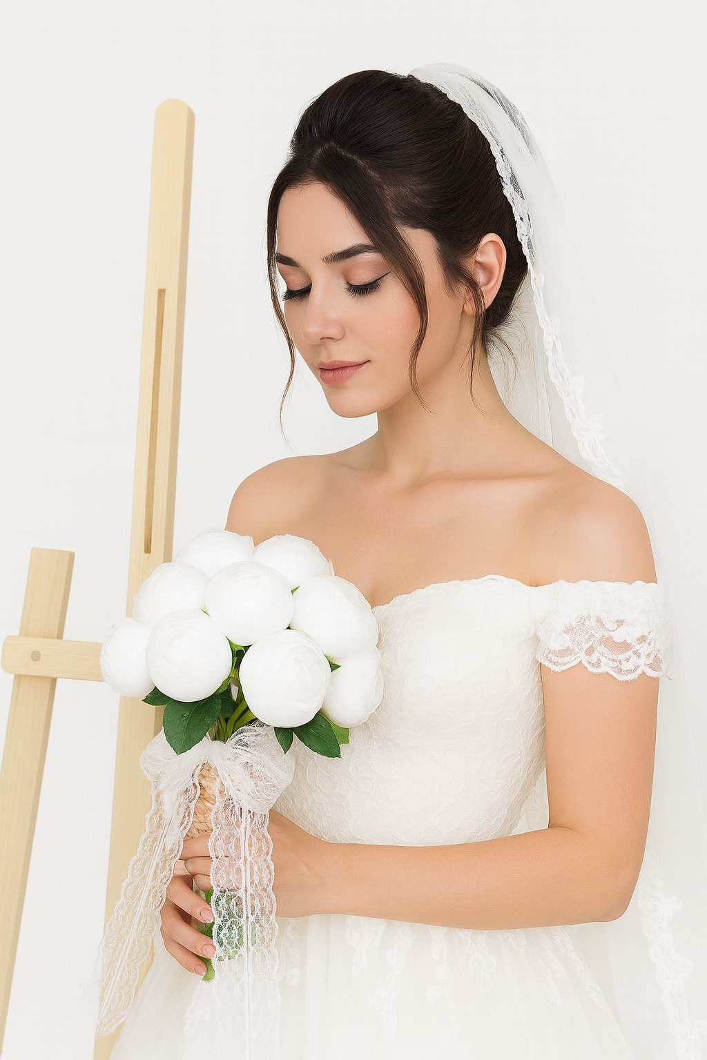 Şakayık Gelin Buketi Gelin El Çiçeği Düğün Kına Nişan Çiçeği