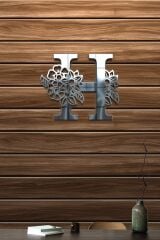 25cm Pleksi Glass H Harf Dekoratif Tablo ''h'' Harfi