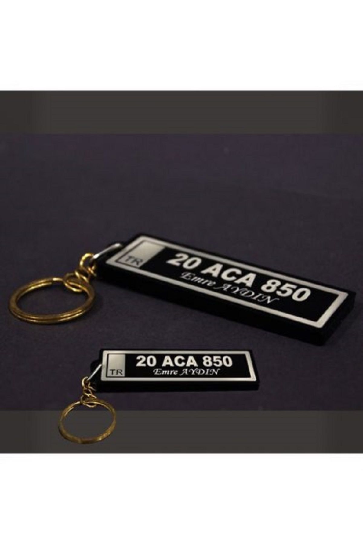 Plaka ve İsimli Pleksi Anahtarlık Kişiye Özel Anaharlık