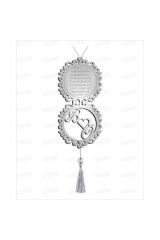 Ayetel Kürsi Araba Dikiz Ayna Süsü Pleksi Araç Süsü