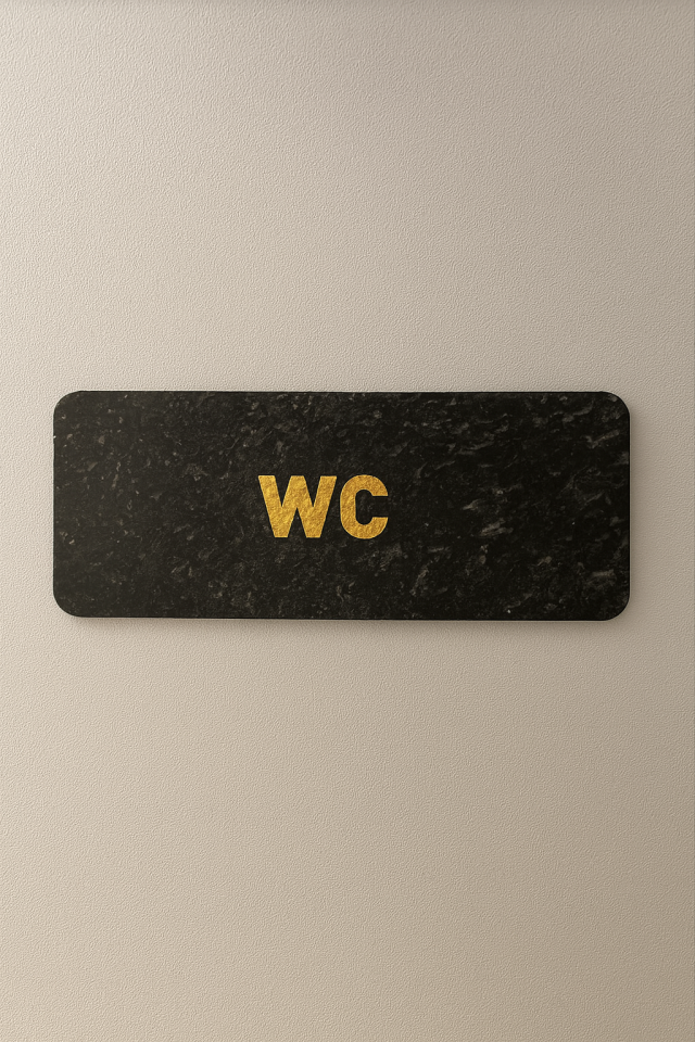 Duvar Dekoru Kapı İsimliği Duvar Süsü Tablo Hediyelik Eşya Wc Yazısı