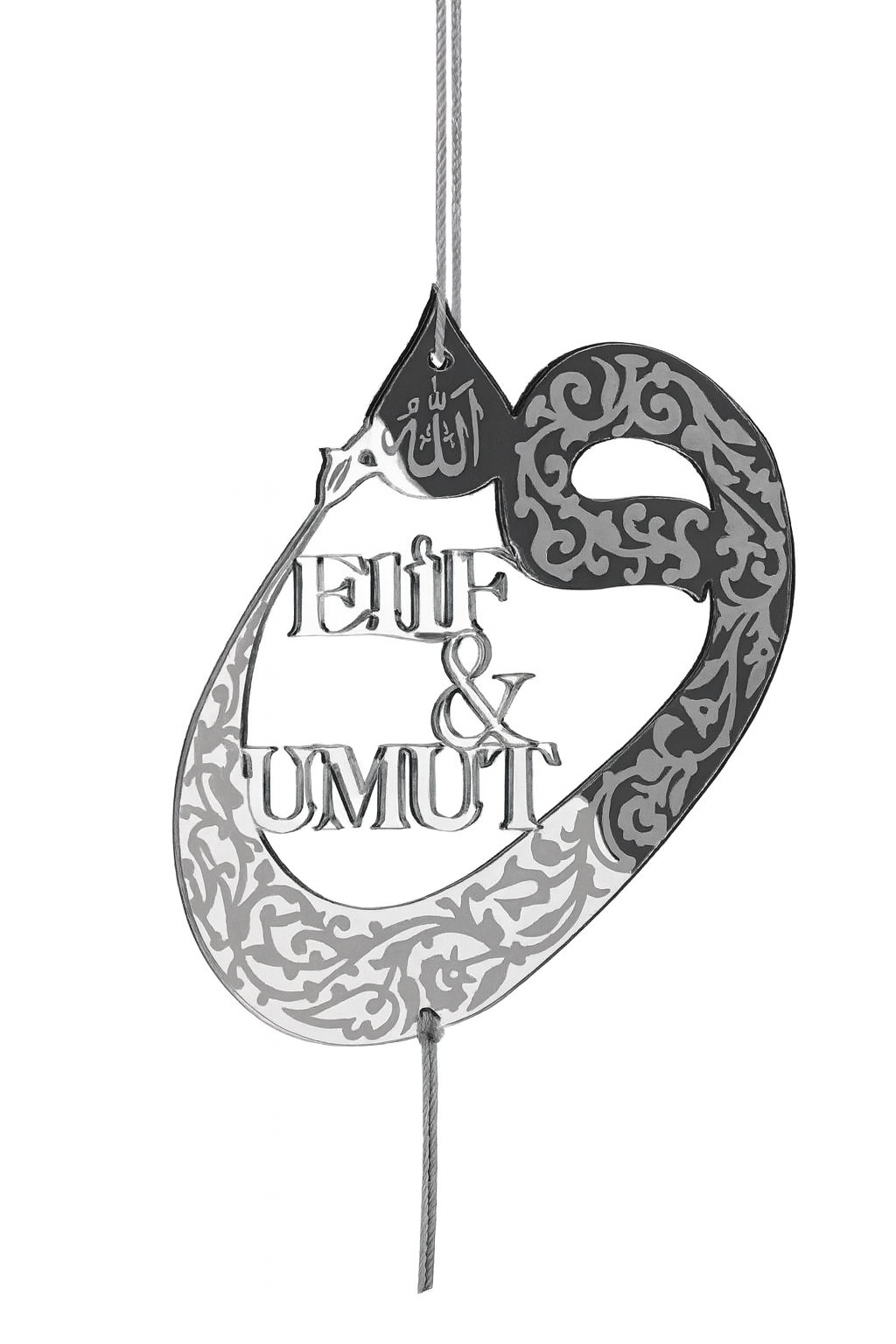 Kişiye Özel Araba Süsü Vav Figürlü Pleksi Araba Dikiz Aynası Süsü Hediyelik Ürün