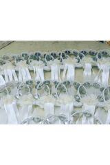 Lazer Kesim Gül Ve Kurdale Ile Süslenilmiş Plastik Tef Kına Defi Kına Malzemesi 10lu