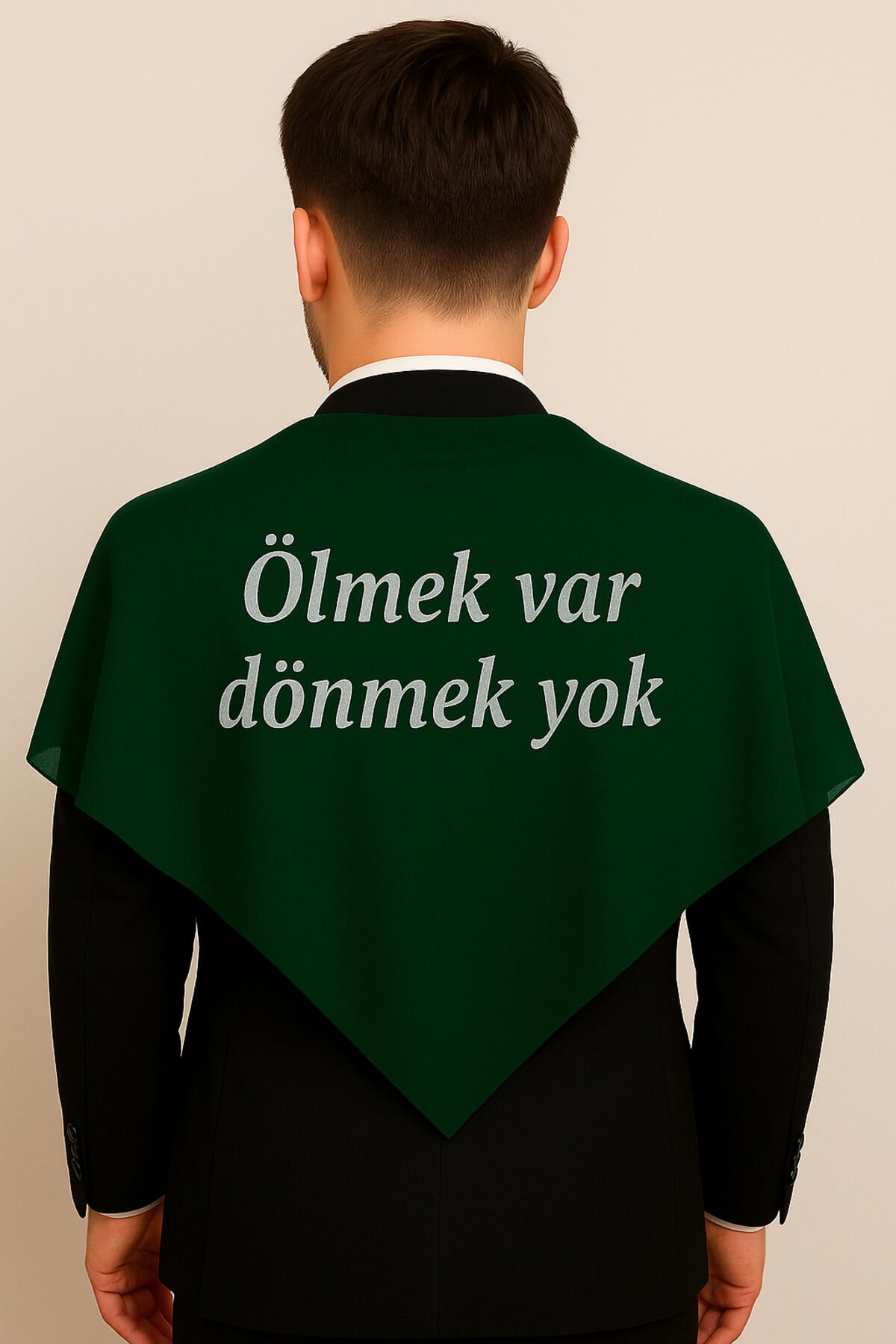 Özel Yazılı Damat Kına Asker Şalı Omuz Örtüsü Nakış Işlemeli Özel 100*100 cm