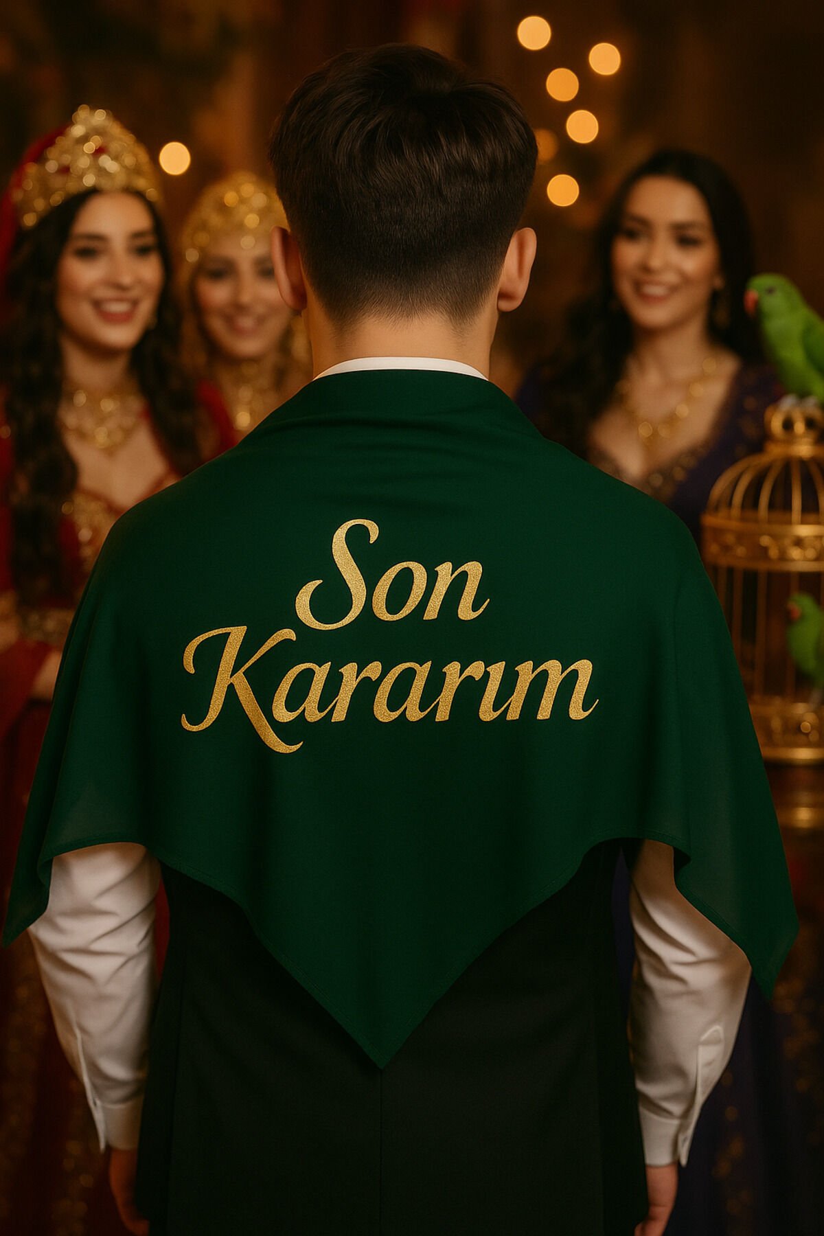 Özel Yazılı Damat Kına Asker Şalı Omuz Örtüsü Nakış Işlemeli Özel 100*100 cm