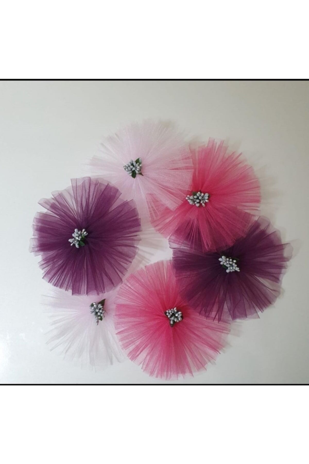 Hobi Bohça Süsü Çeyiz Süsü 6 Adet Renkli