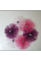 Hobi Bohça Süsü Çeyiz Süsü 6 Adet Renkli