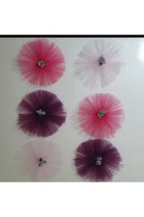 Hobi Bohça Süsü Çeyiz Süsü 6 Adet Renkli