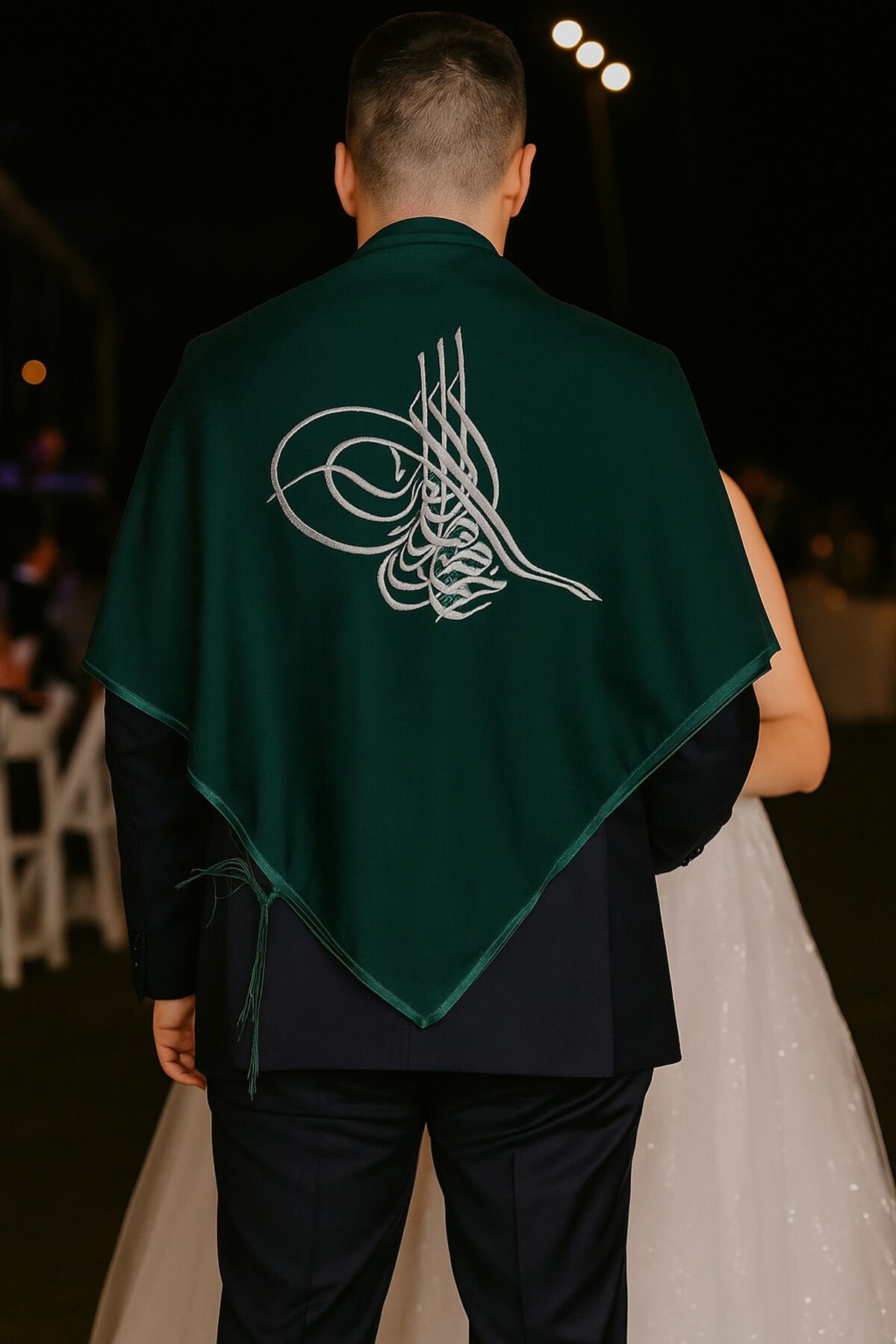 Damat omuz örtüsü, Damat Şalı, Damat duvağı, Kına duvağı, Tuğralı Damat Şalı