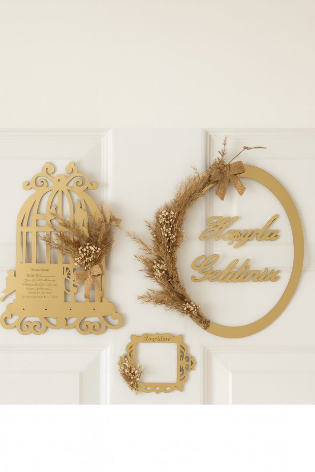 Kapı Süsü Anahtar Pano Ve Priz Çerçevesi Takımı Hediyelik Ürün