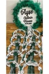 Lazer Kesim Güllü Plastik Tef Kına Defi Kına Malzemesi 10lu Ve Otrişli Deri Tef Vurmalı Çalgı