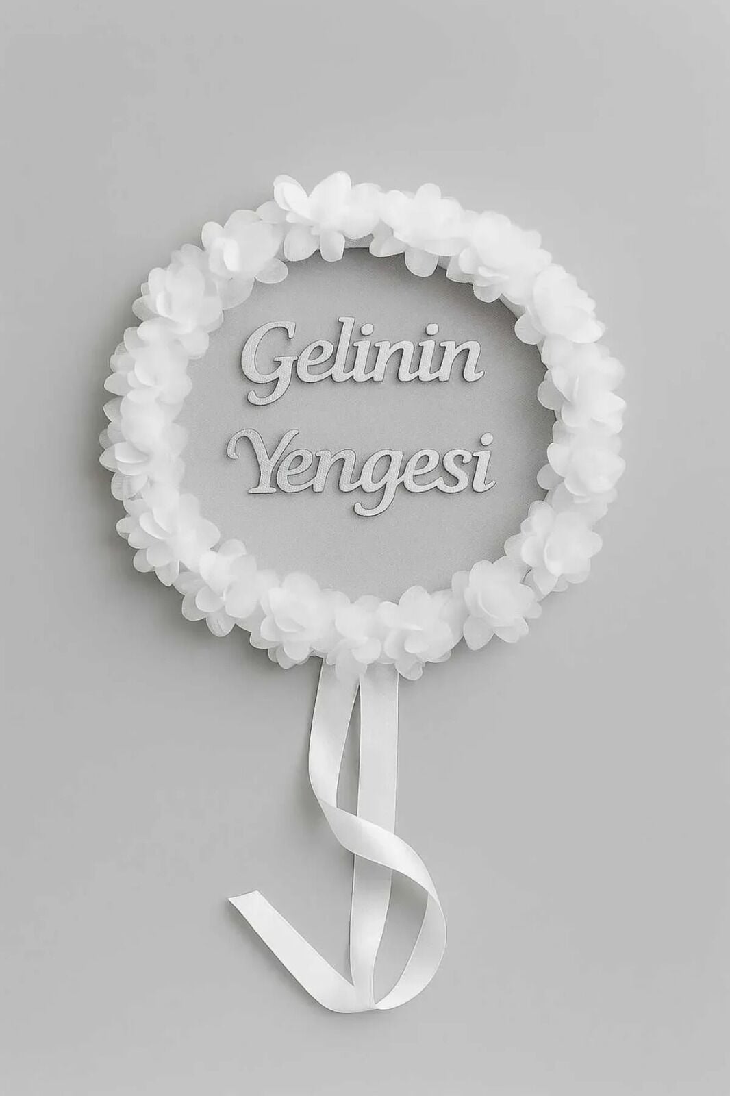 Gelinin Yengesine Özel Kına Tefi Kına Malzemeleri Def vurmalı tef Zilli Tef Çıngırak Beyaz