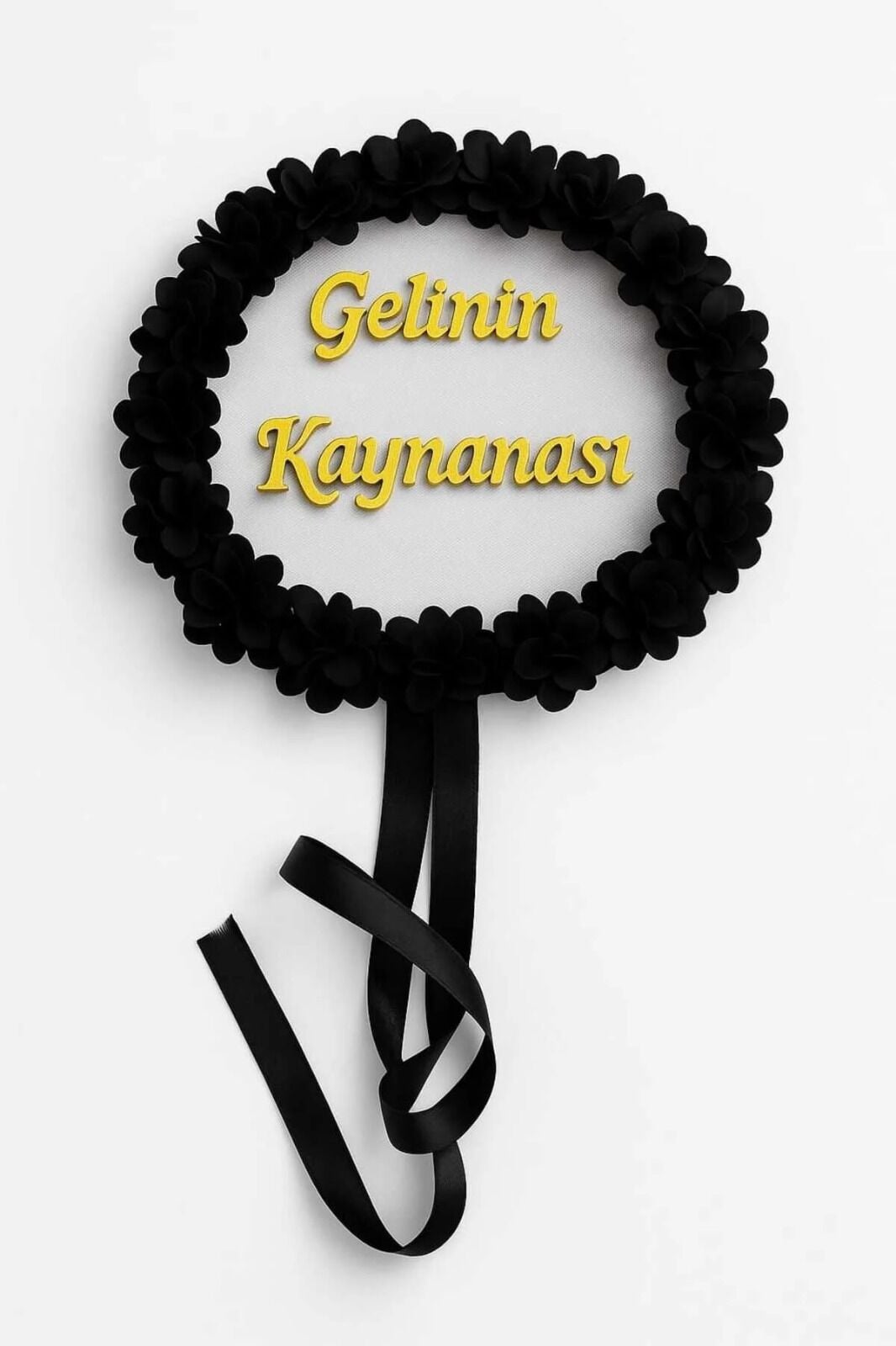 Gelinin Kaynanasına Özel Kına Tefi Kına Malzemeleri Def Zilli Def Çıngıraklı Tef vurmalı çalgı Siyah