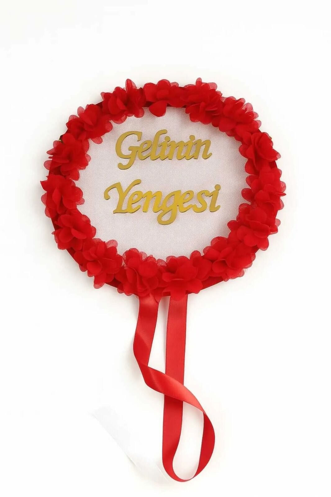Gelinin Yengesine Özel Kına Tefi Kına Malzemeleri Def vurmalı tef Zilli Tef Çıngırak Kırmızı