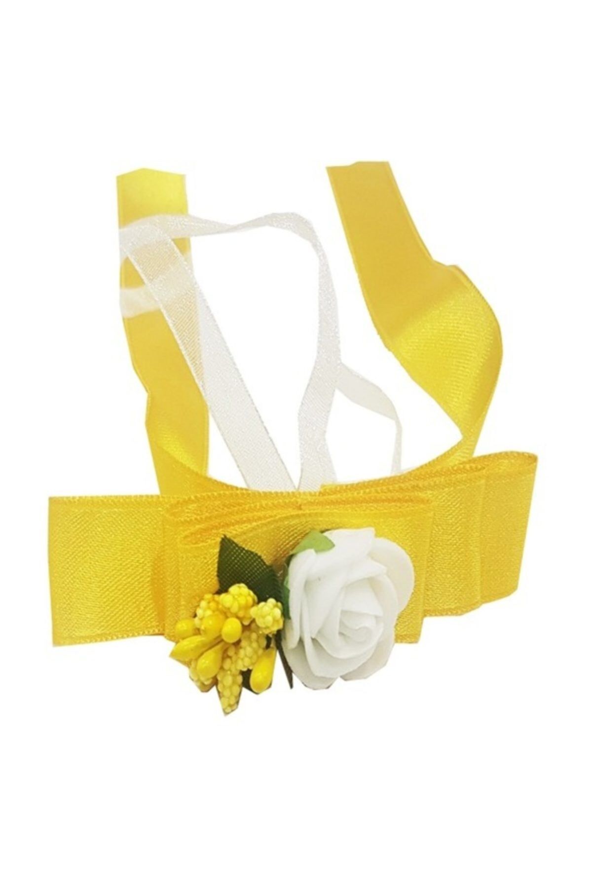 Kına Gecesi Kına Malzemesi 12 Adet Bağlamalı Nedime Bilekliği Sarı