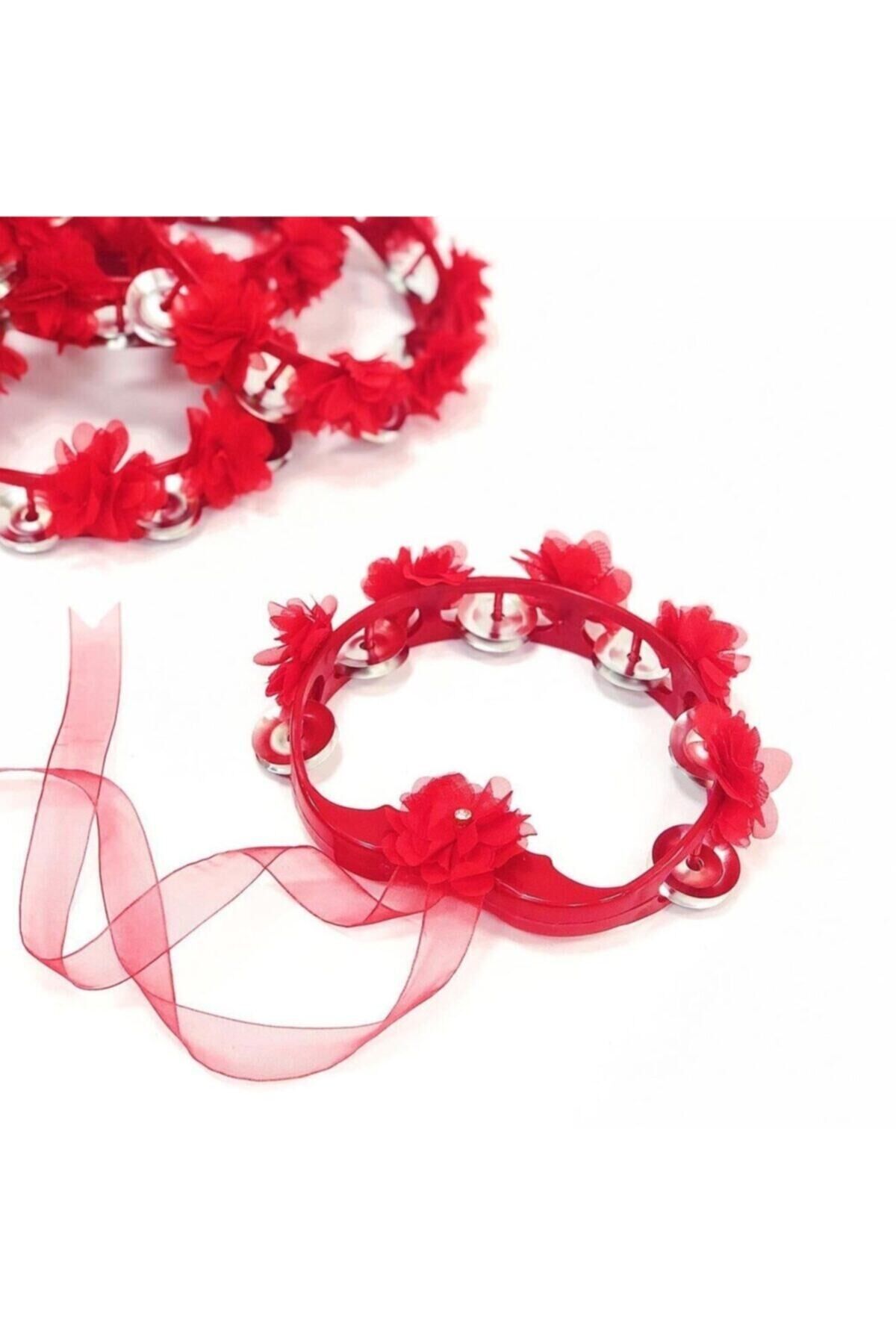 Lazer Kesim Gül Ve Kurdale Ile Süslenilmiş Plastik Tef Kına Defi Kına Malzemesi 10lu