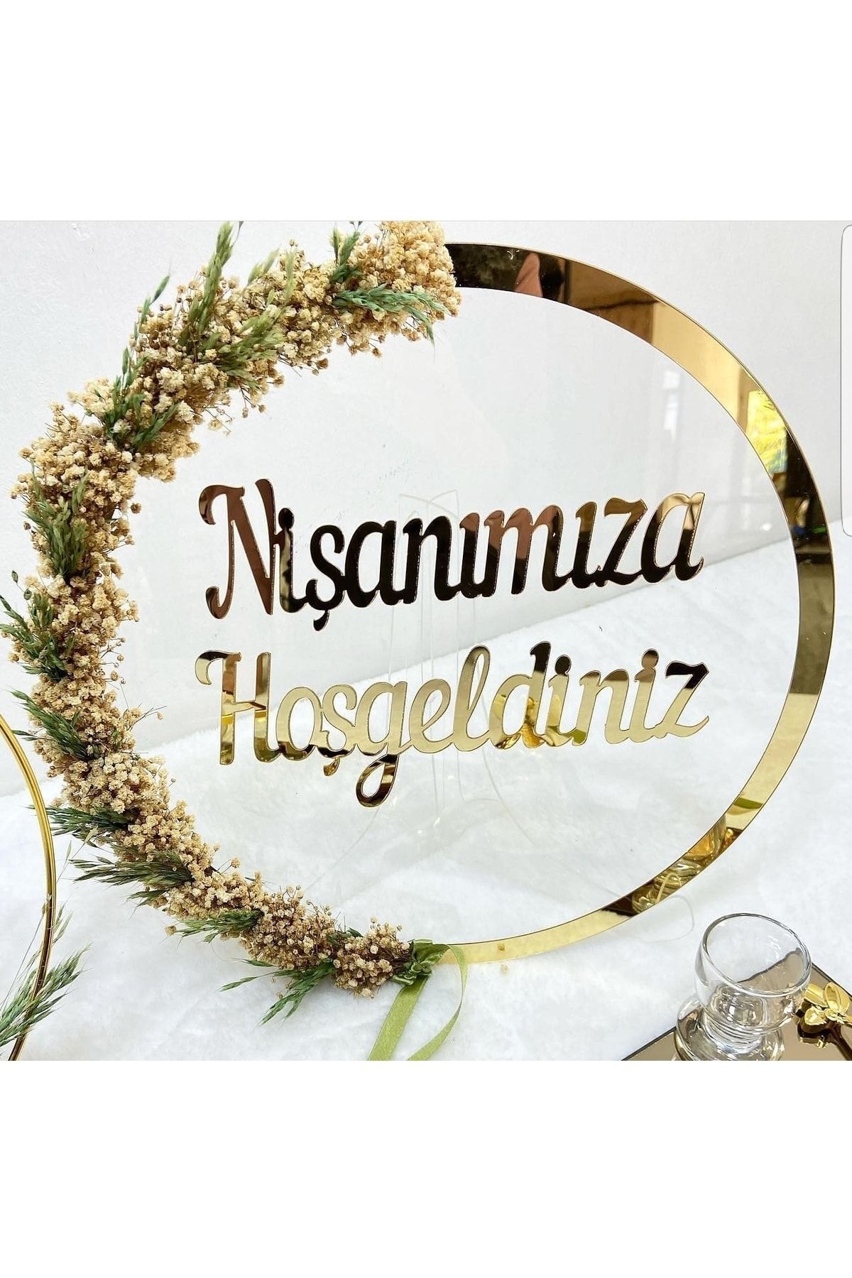 Nişanımıza Hoşgeldiniz Kapı Süsü, Duvar Süsü, Duvar Dekoru