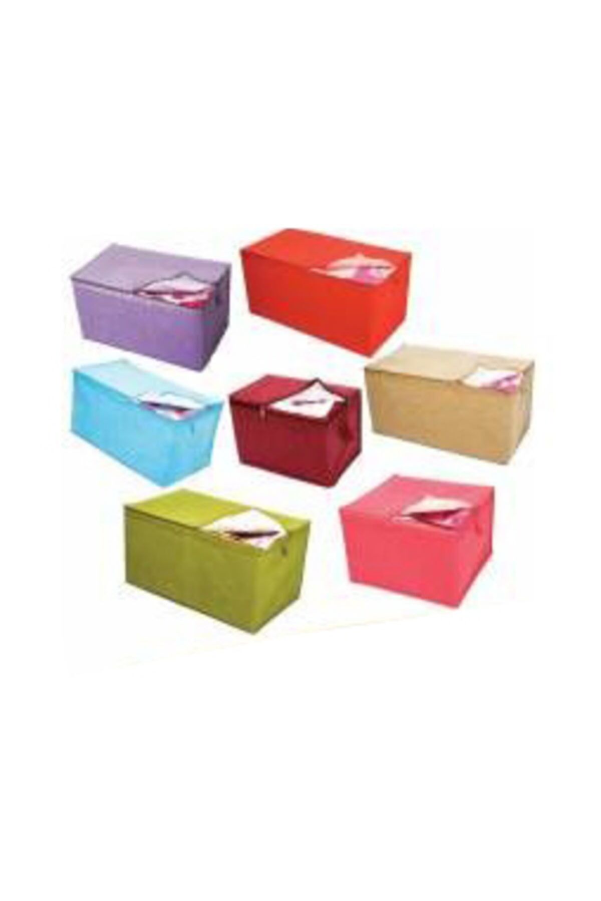 Sandık Tipi Extra Telalı Yorgan Hurcu, Hurç 7 Adet Renkli