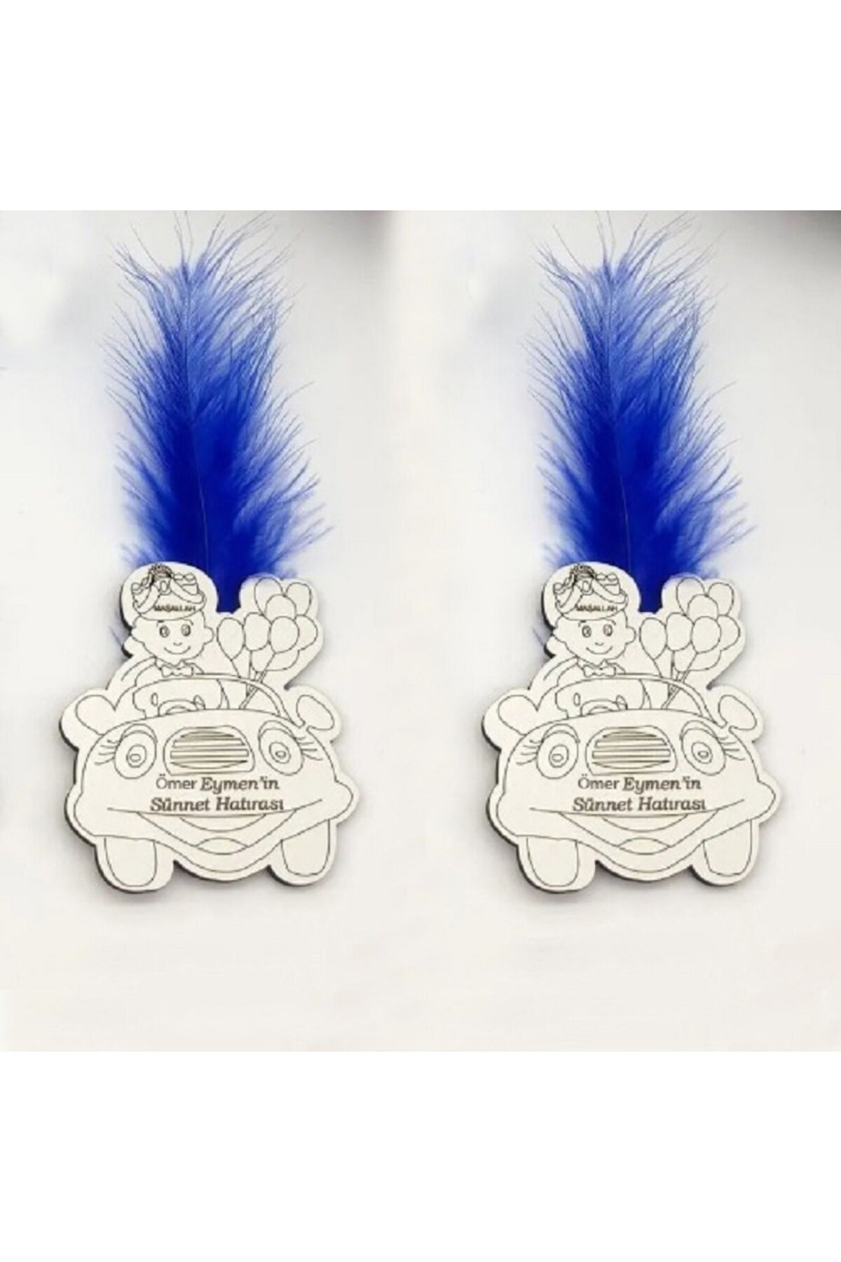 Kişiye Özel Isimli Sünnet Magnet Sünnet Arabalı Mıknatıslı Magnet 30 adet