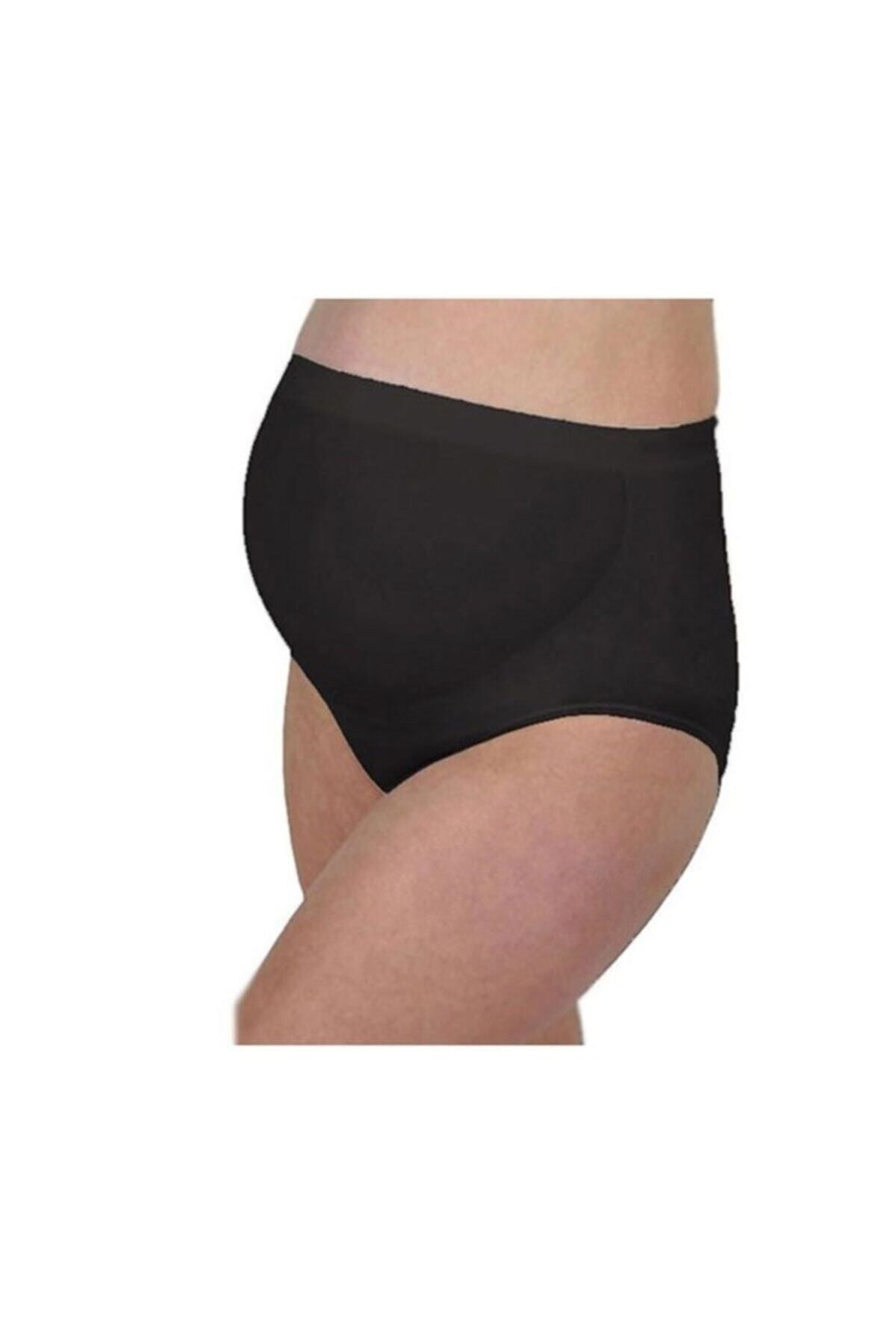 Destekli Hamile Çamaşırı Hamile Külodu Renk Ten Rengi Beden L/xl Siyah - S/M