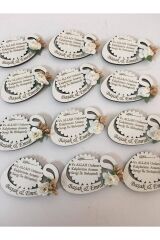 Nikah Hatırası Nişan Hatırası Magneti 50 Adet