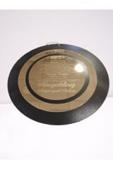 Pleksi Ahşap Kapı Süsü Hoşgeldiniz Ayetel Kürsi Ve Nazar Dualı Kapı Süsü '3 santim Çapında