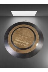 Pleksi Ahşap Kapı Süsü Hoşgeldiniz Ayetel Kürsi Ve Nazar Dualı Kapı Süsü '3 santim Çapında