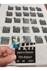 Nişan Hatırası Magnet Söz Nikah Düğün Hatırası Magneti 30 Adet